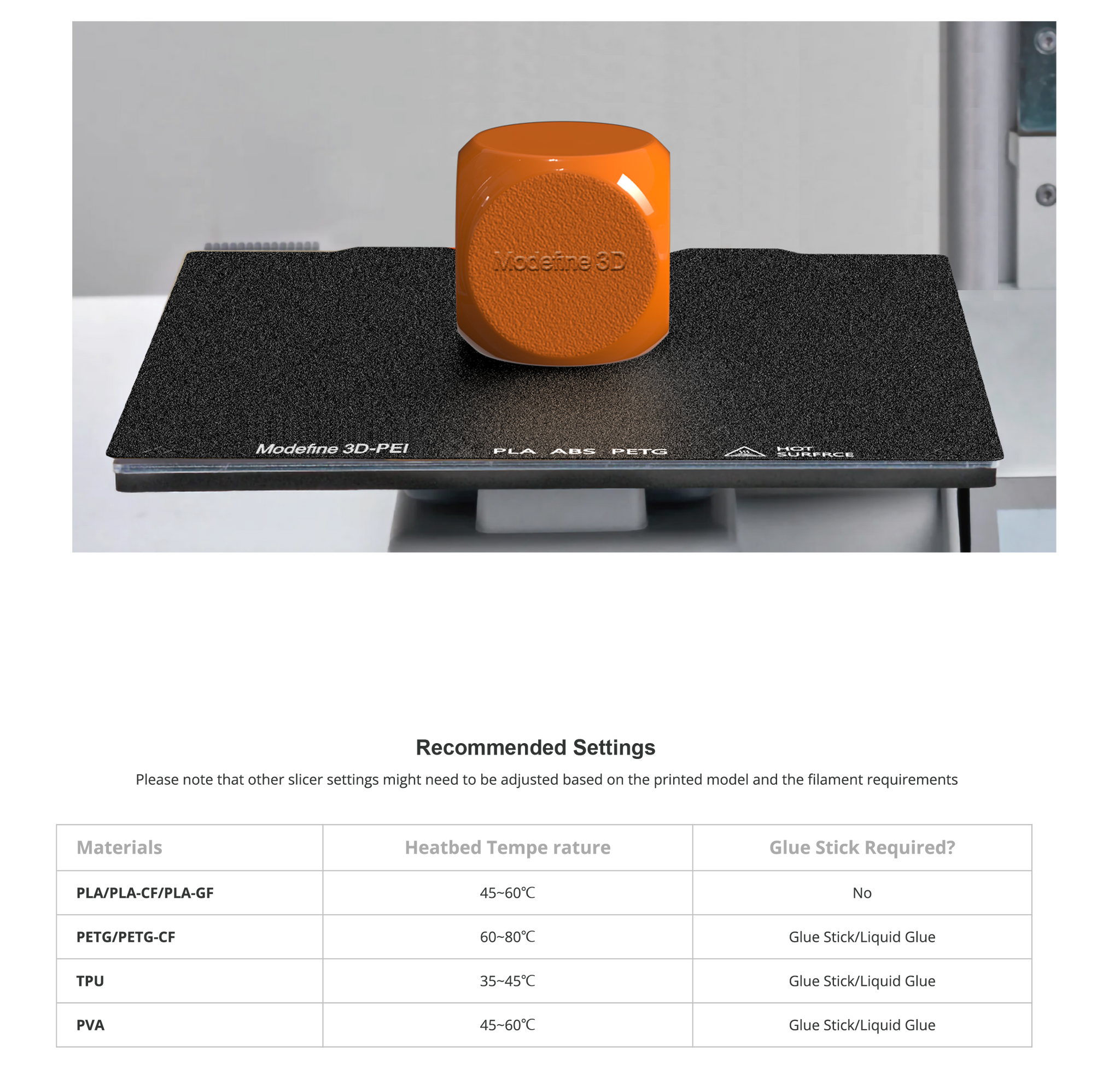 Modefine 3D Bambu Textured PEI Plate A1 Mini Series