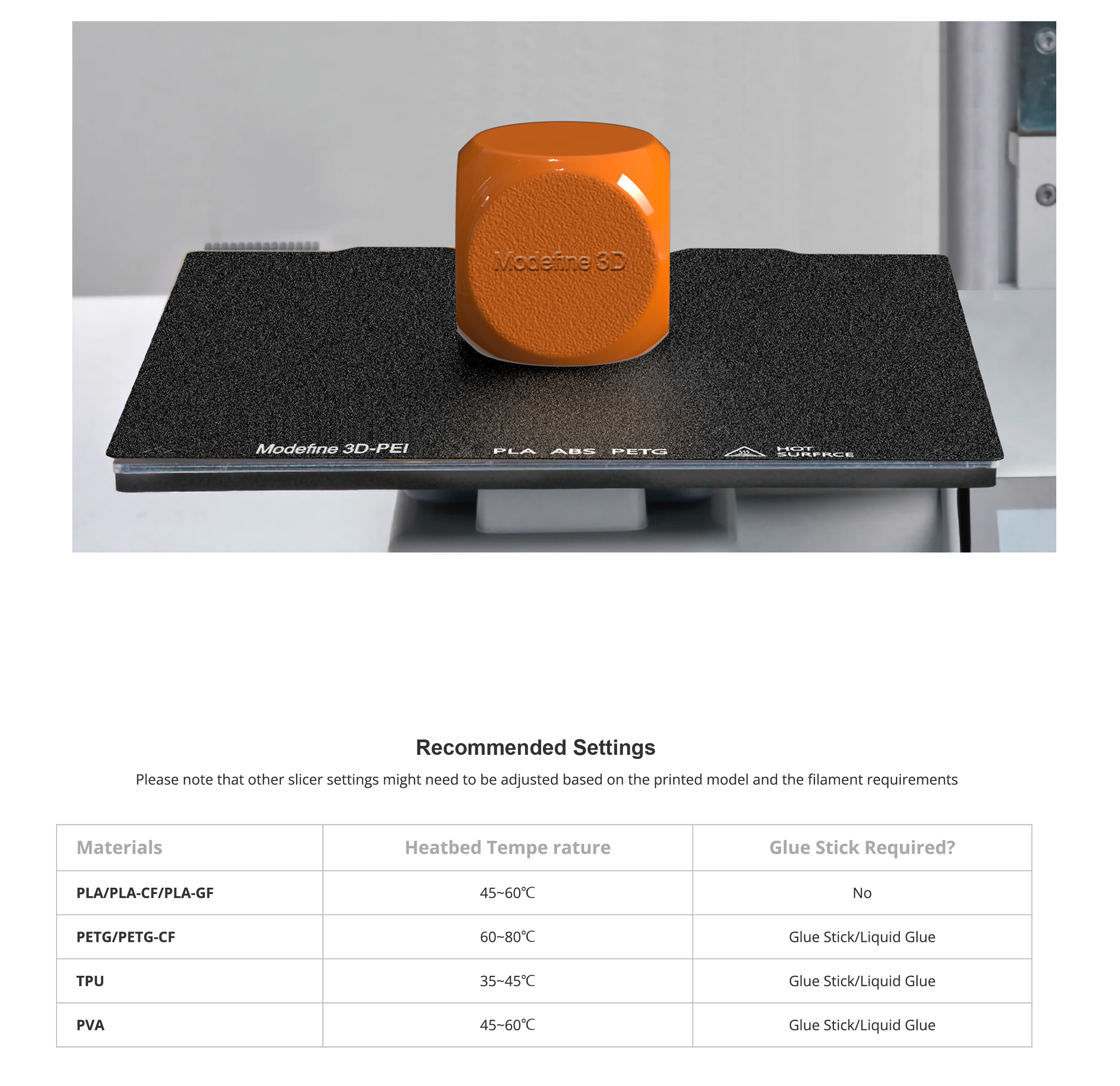 Modefine 3D Bambu Textured PEI Plate A1 Mini Series
