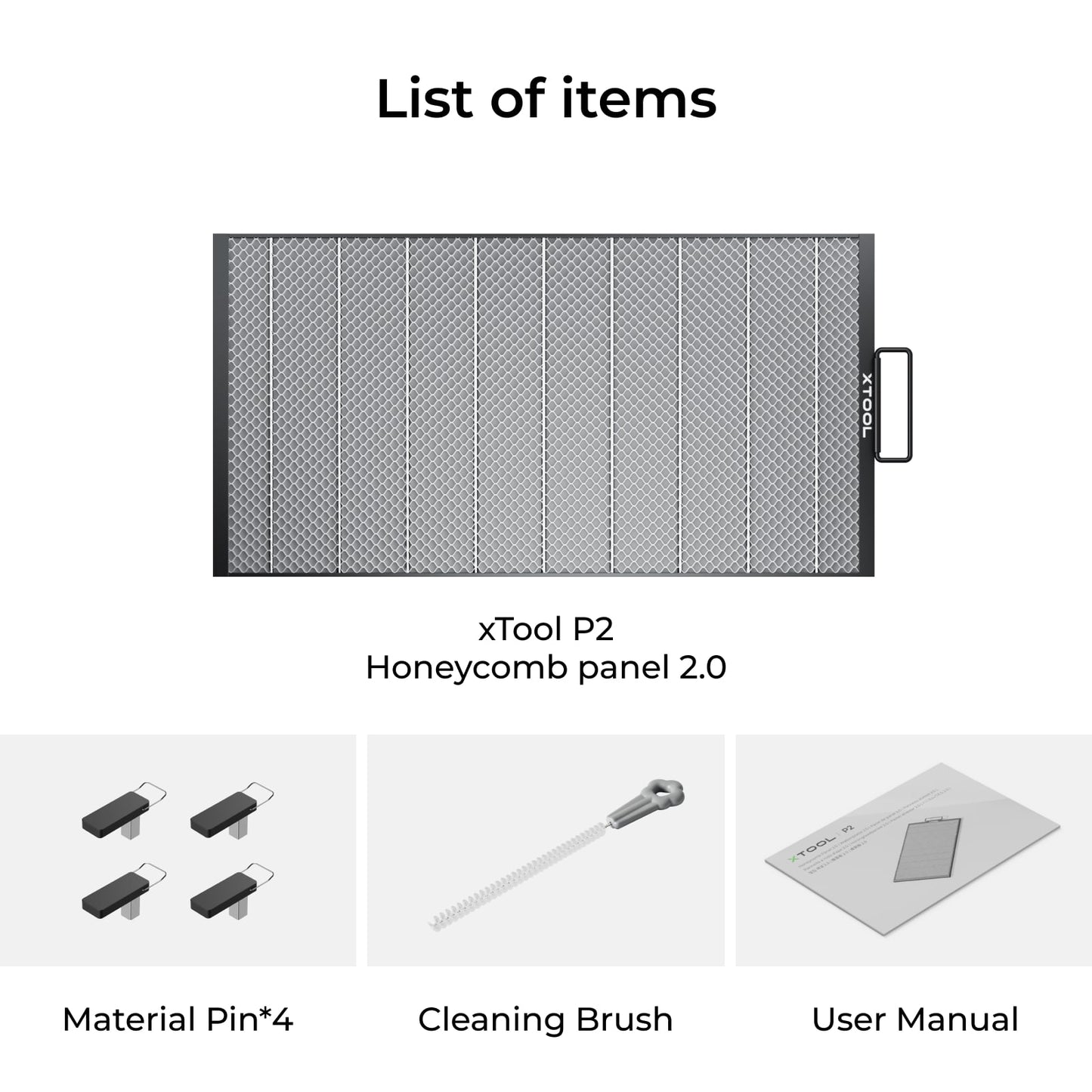 xTool P2 Honeycomb Panel (The Upgraded Version)