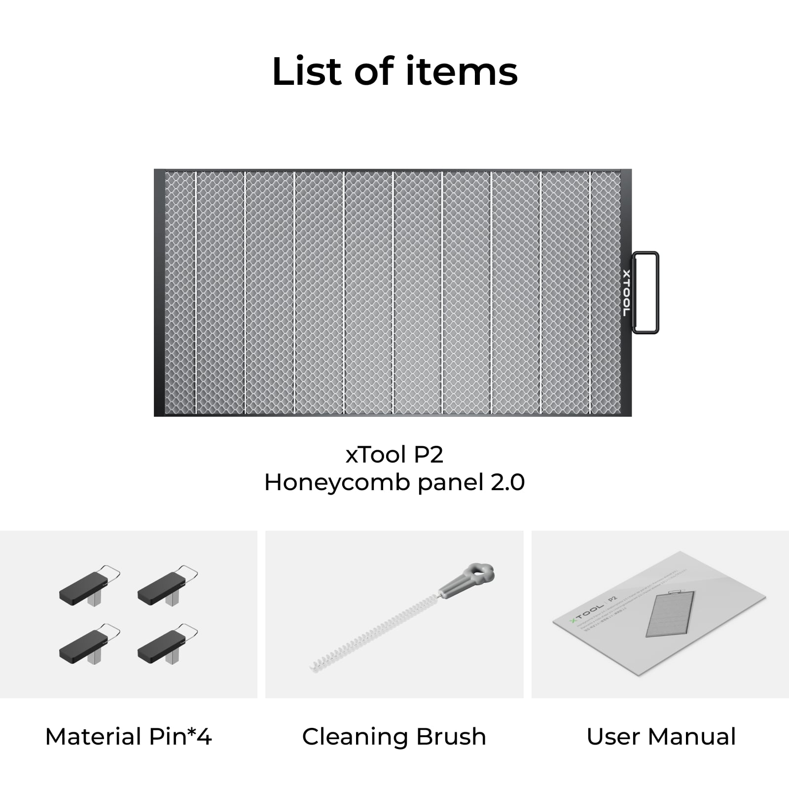 xTool P2 Honeycomb Panel (The Upgraded Version)