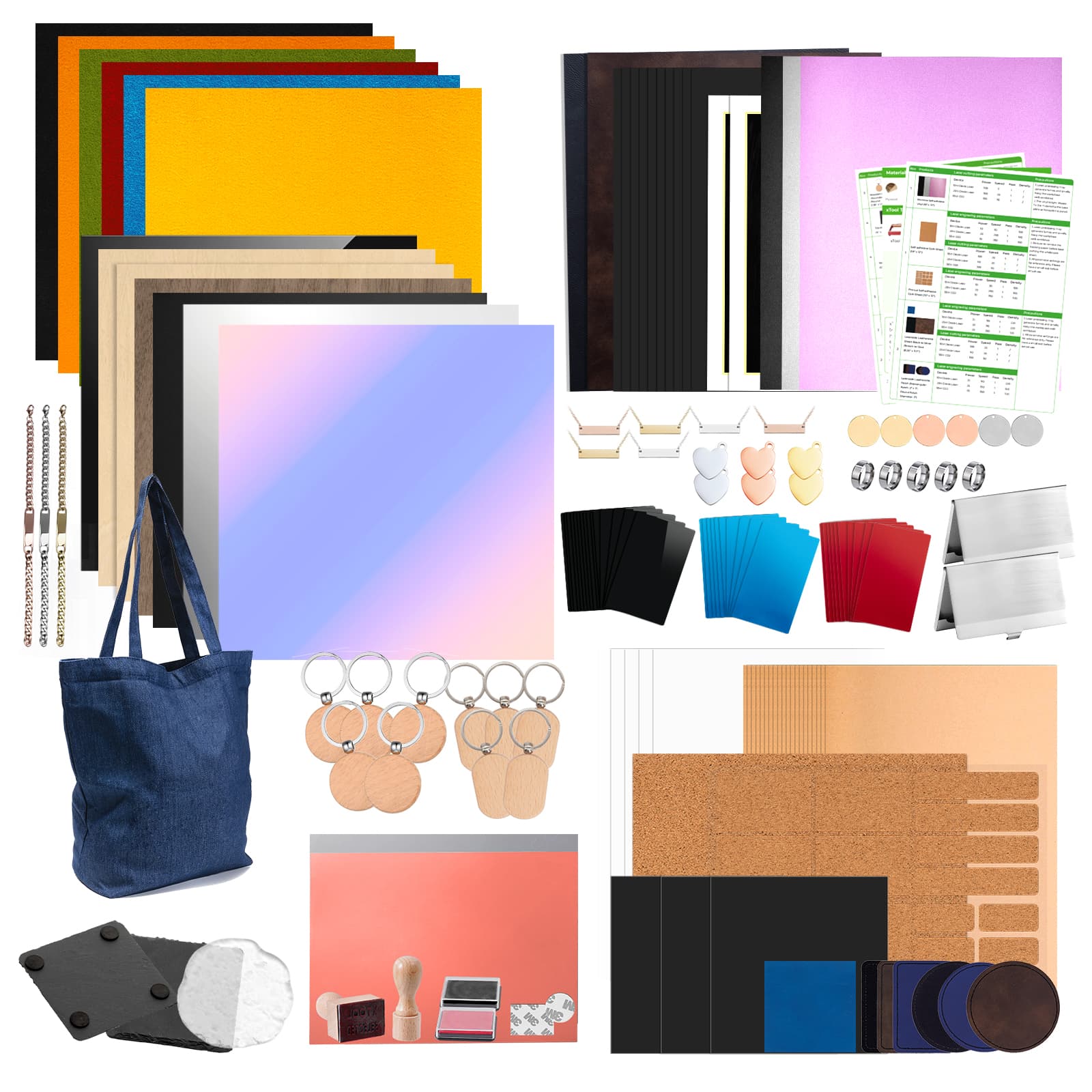 Ultimate Laser Material Kit (155pcs)