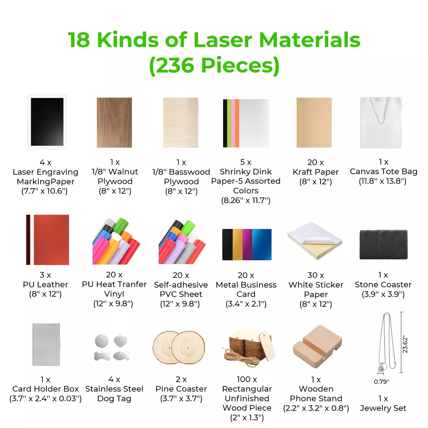xTool M1 Premium Material Box (236pcs)
