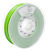 Spool of green filament with Ultimaker label on a white background