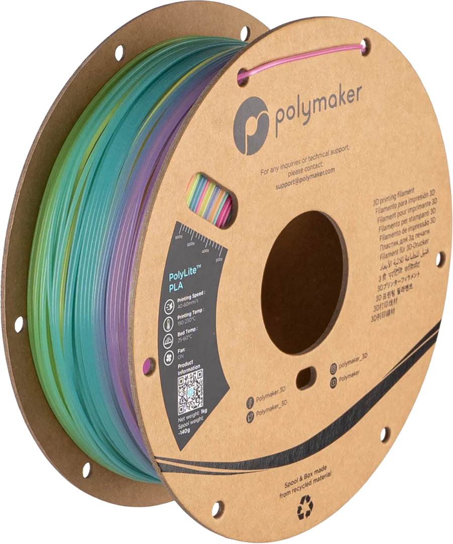 PolyLite Luminous Rainbows PLA