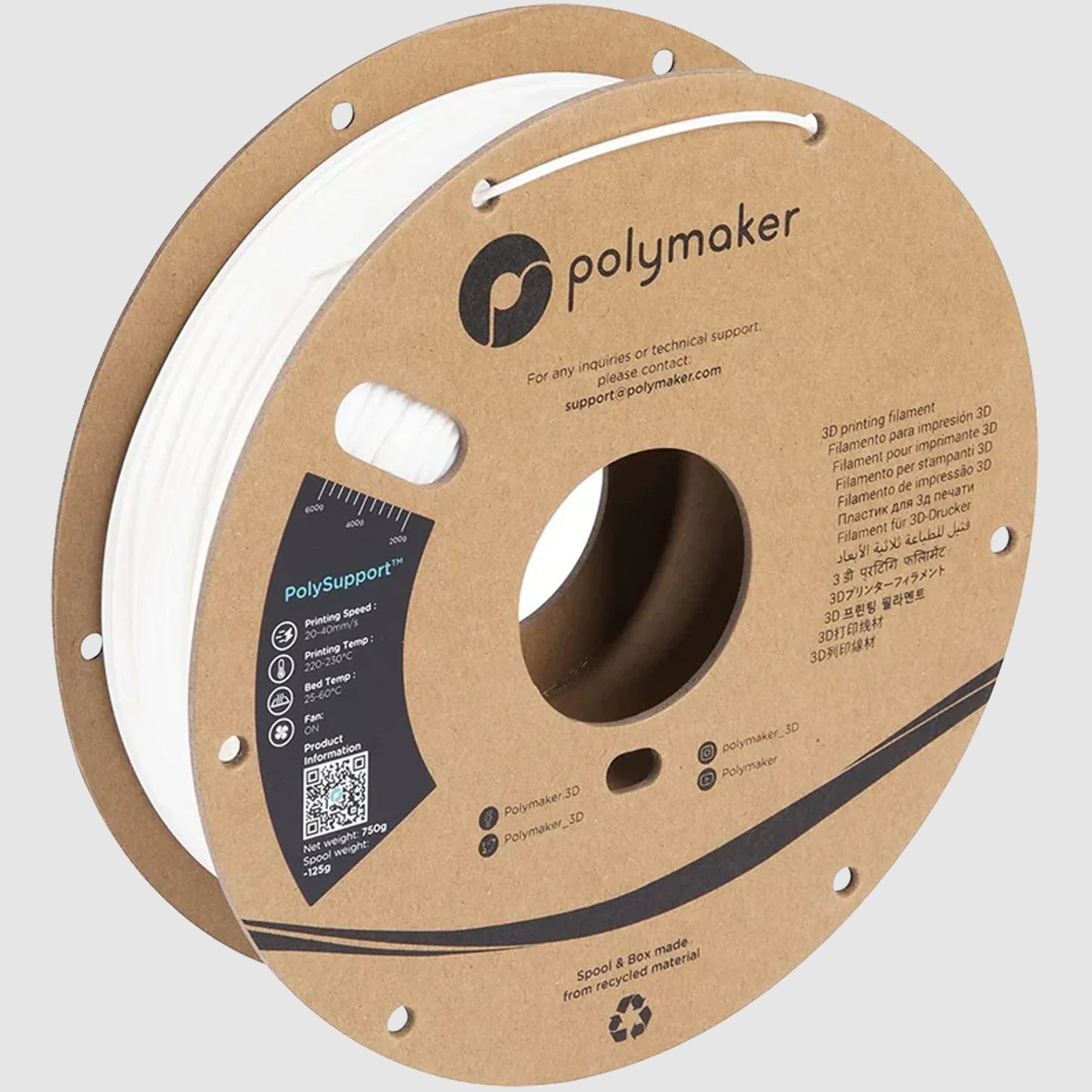 PolySupport for PLA