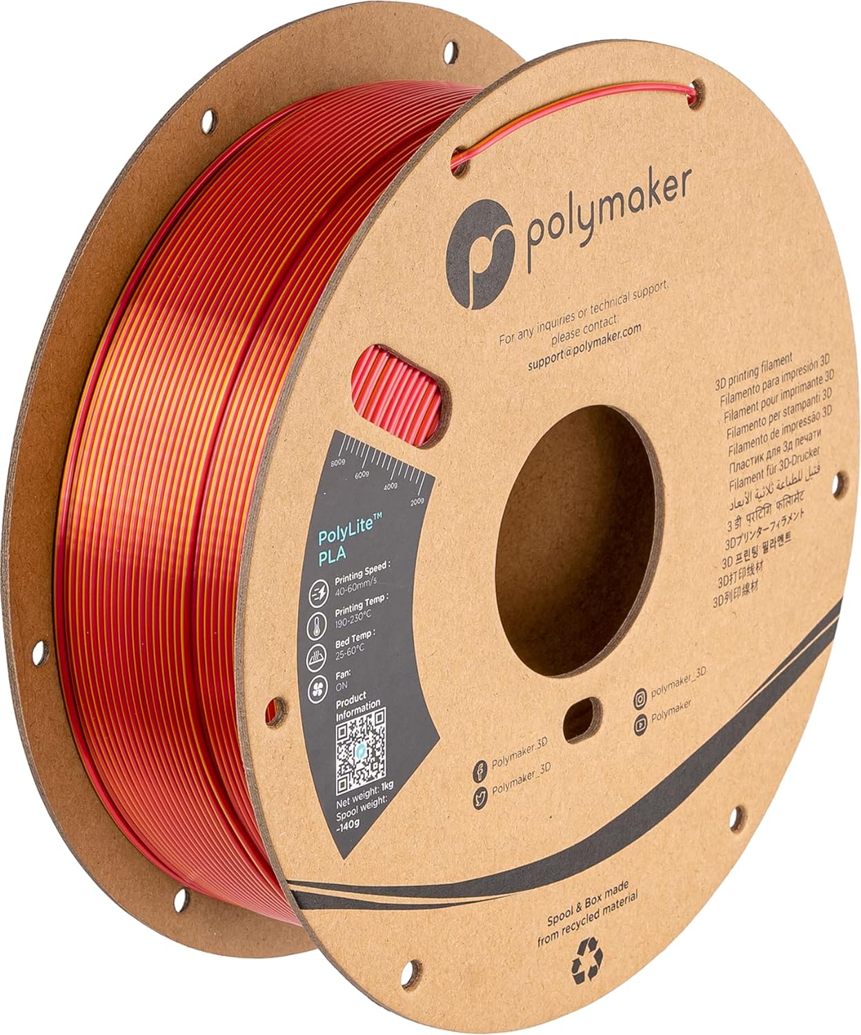 PolyLite Dual Silk PLA 1 kg