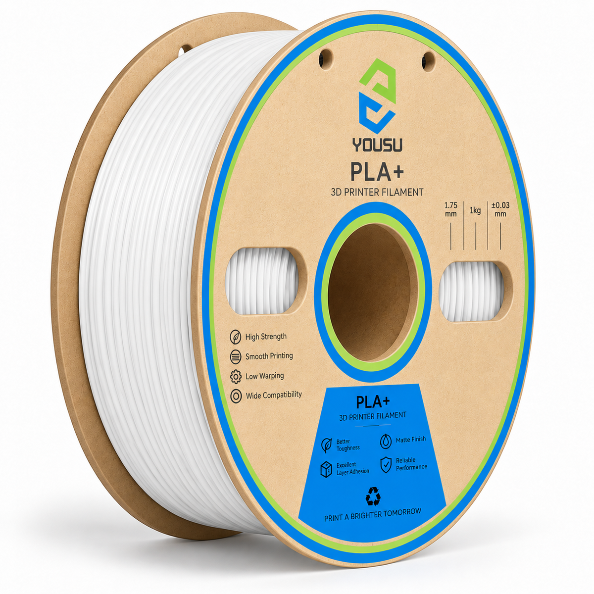 YouSu PLA Plus white 1 kg spool
