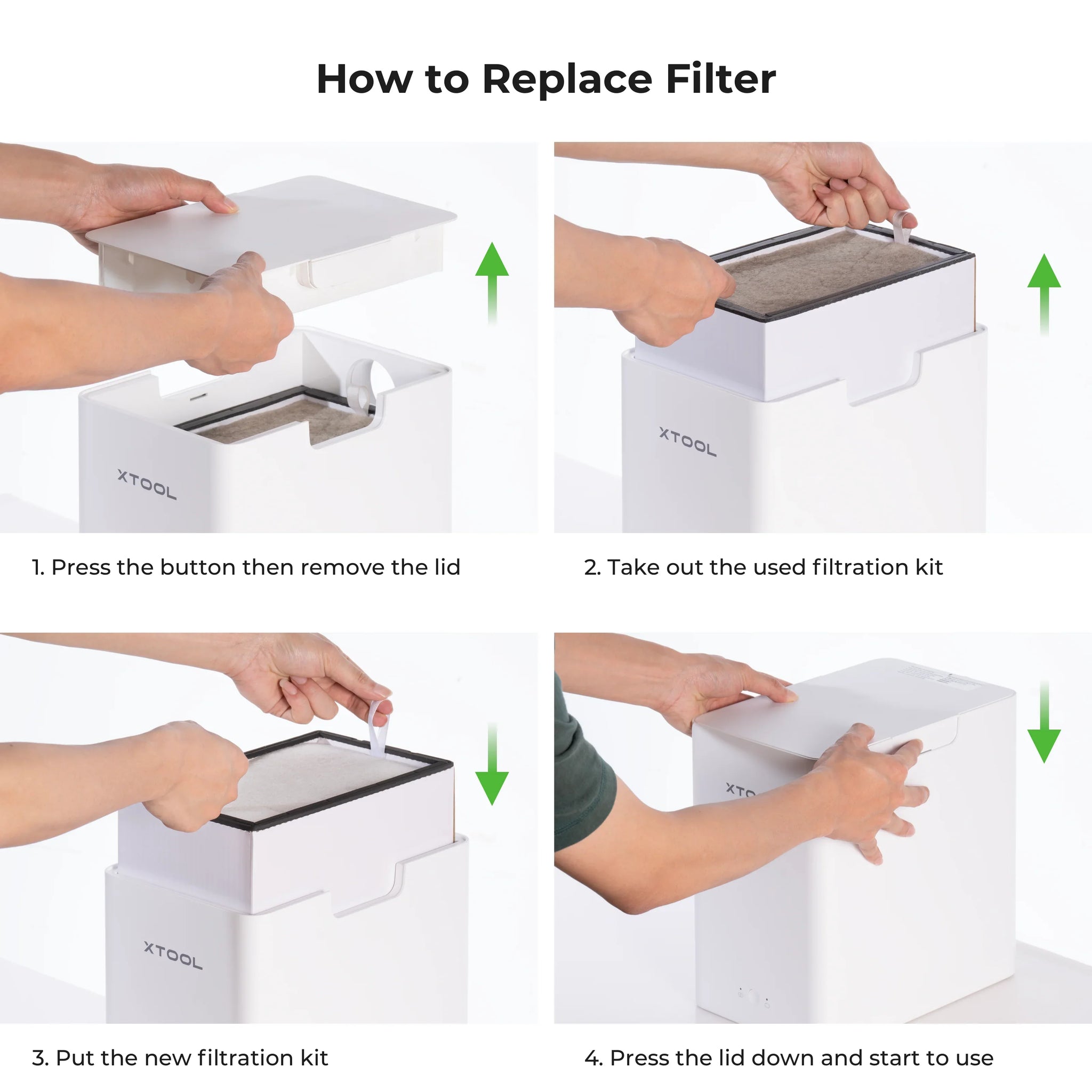 Desktop Air Purifier for xTool F1/F2/ M1 Ultra