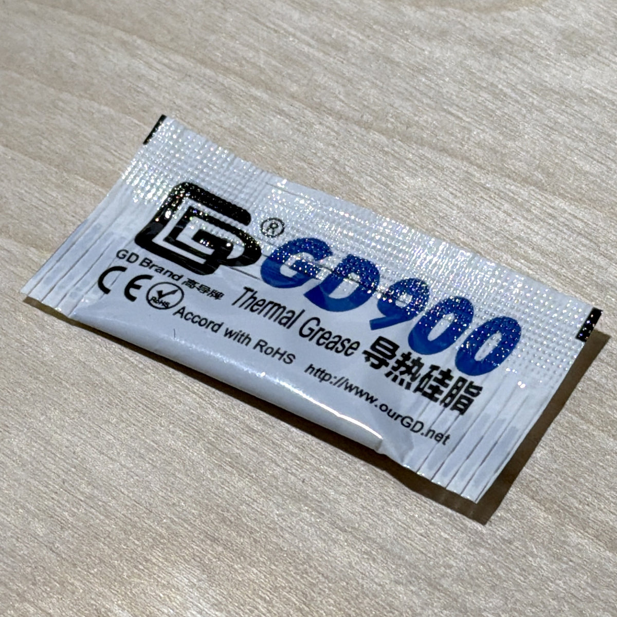 GD900 thermal grease sachet for heat sinks and chips