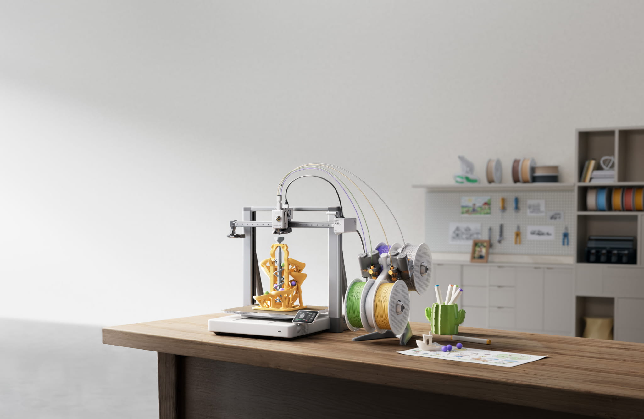 Bambu Lab A2L • Affordable Large-format 3D Printer