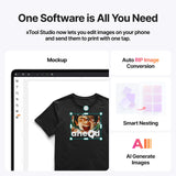 xTool Creative Space mockup, RIP, nesting and AI image tools