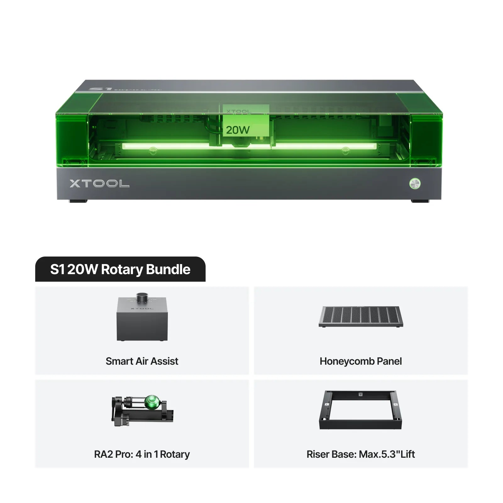 xTool S1 Enclosed Diode Laser Cutter