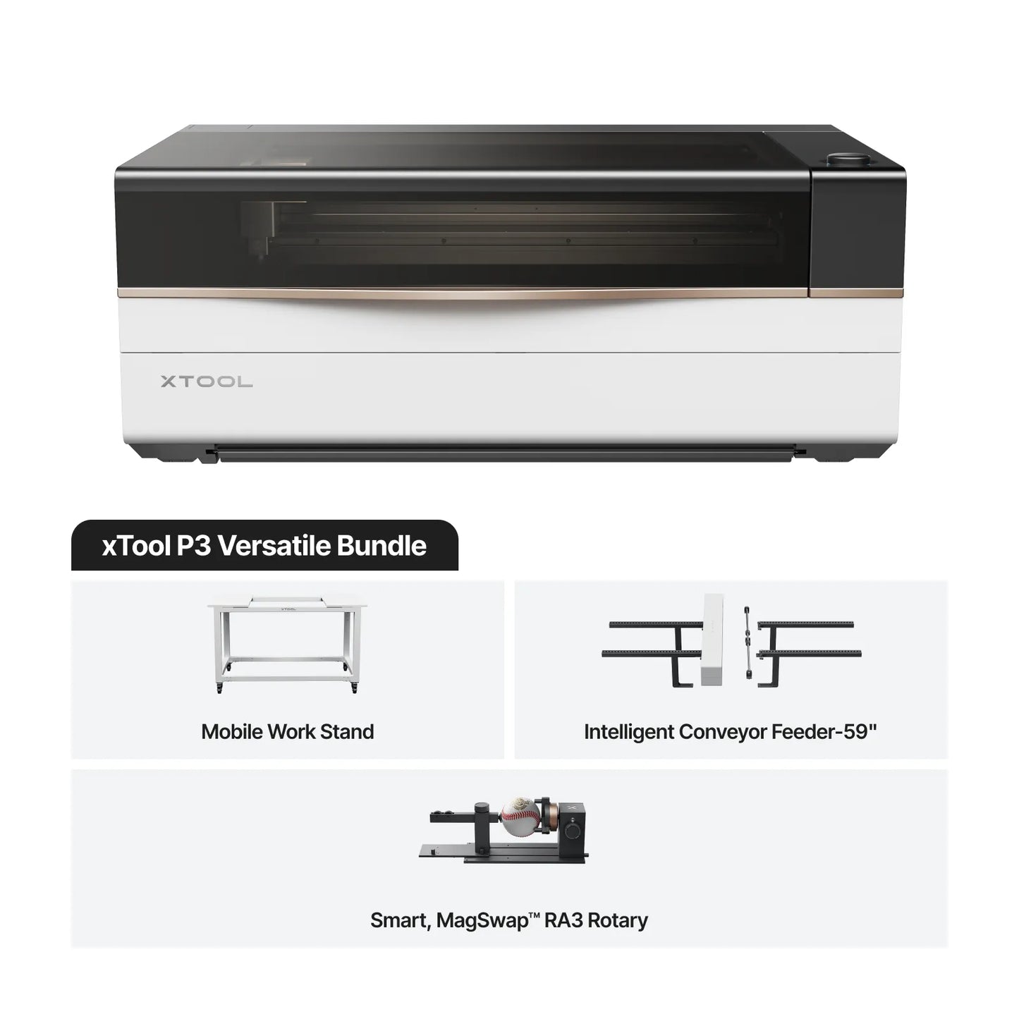 xTool P3 80W Flagship CO2 Laser Cutter with Intelligent Automation