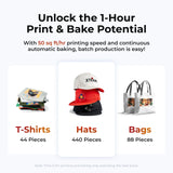 xTool Apparel Printer: One Click DTF Printer, Effortless Customization for Business