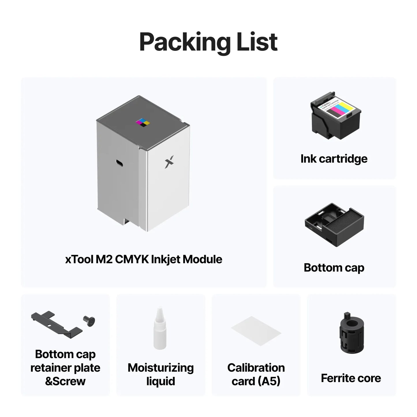 xTool M2 CMYK Inkjet Printing Module