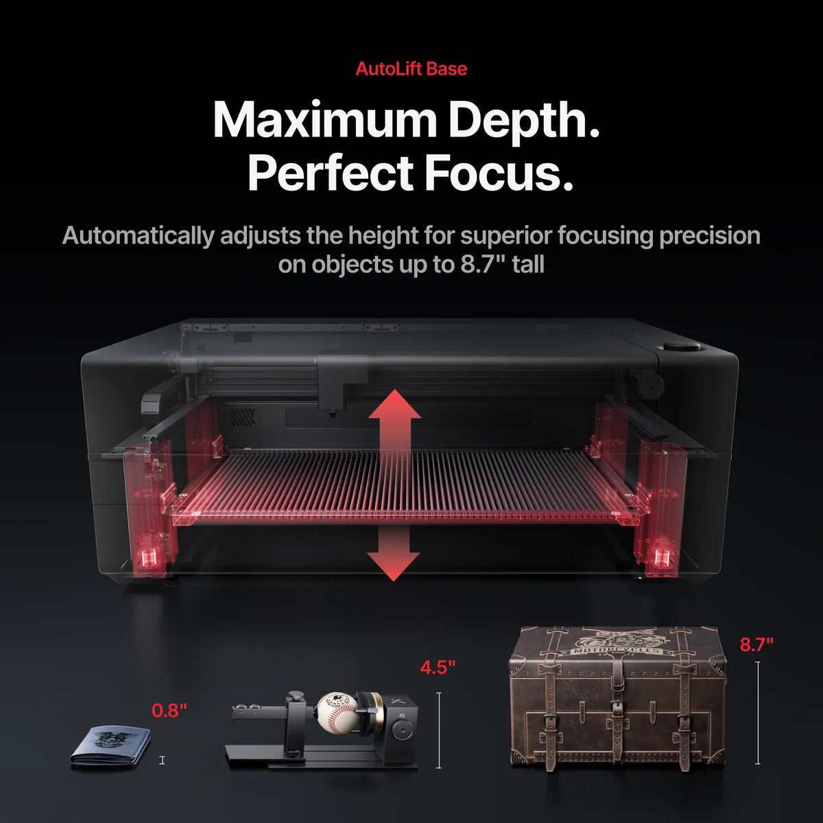 xTool P3 80W CO2 laser cutter, photo 8 of 24