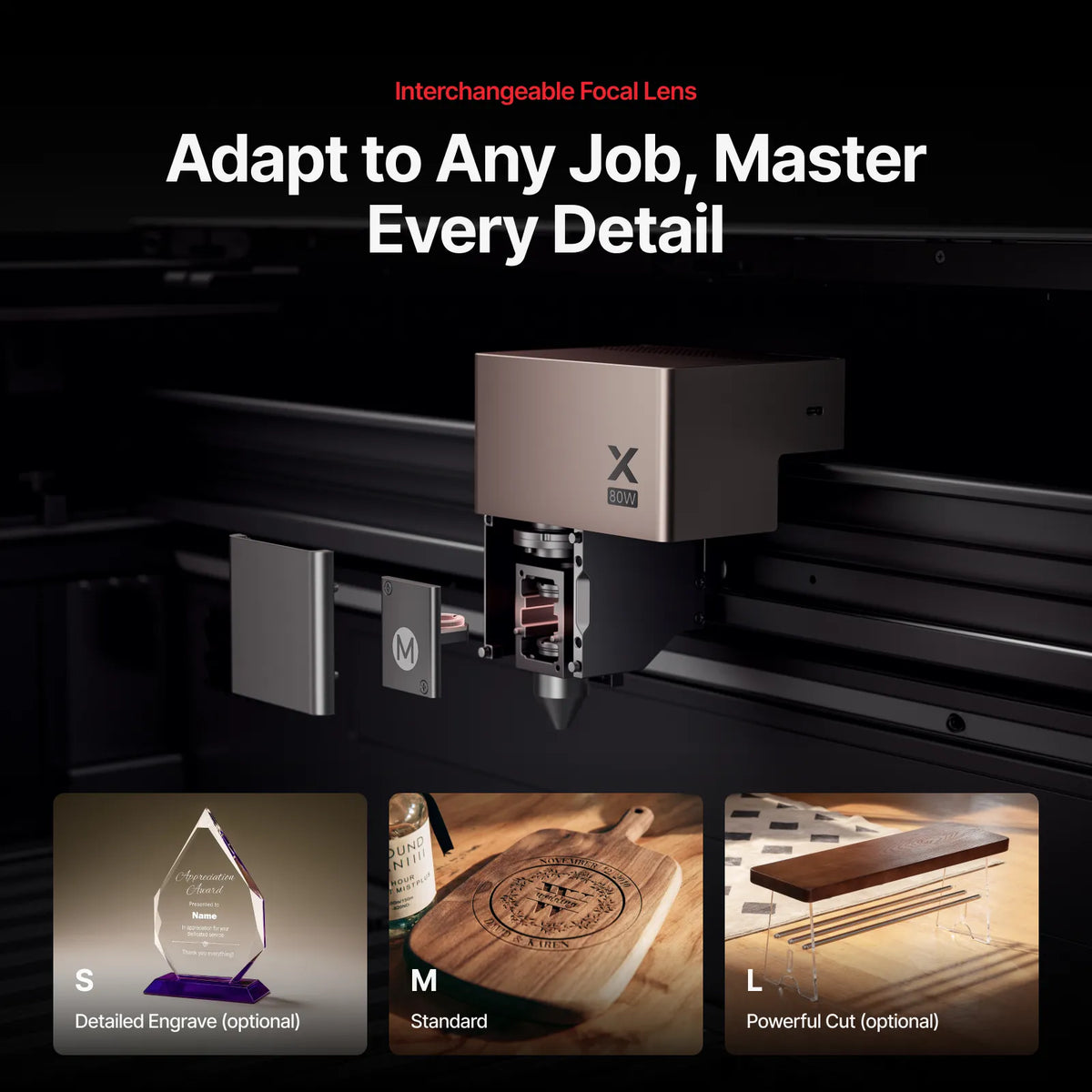 xTool P3 80W CO2 laser cutter, photo 9 of 24