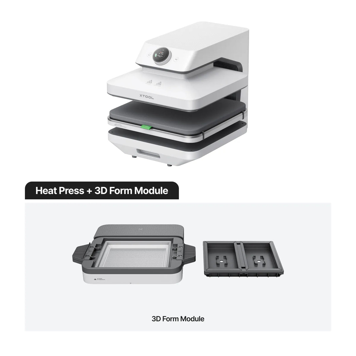 xTool WonderPress auto heat press Heat Press + 3D Form Module package