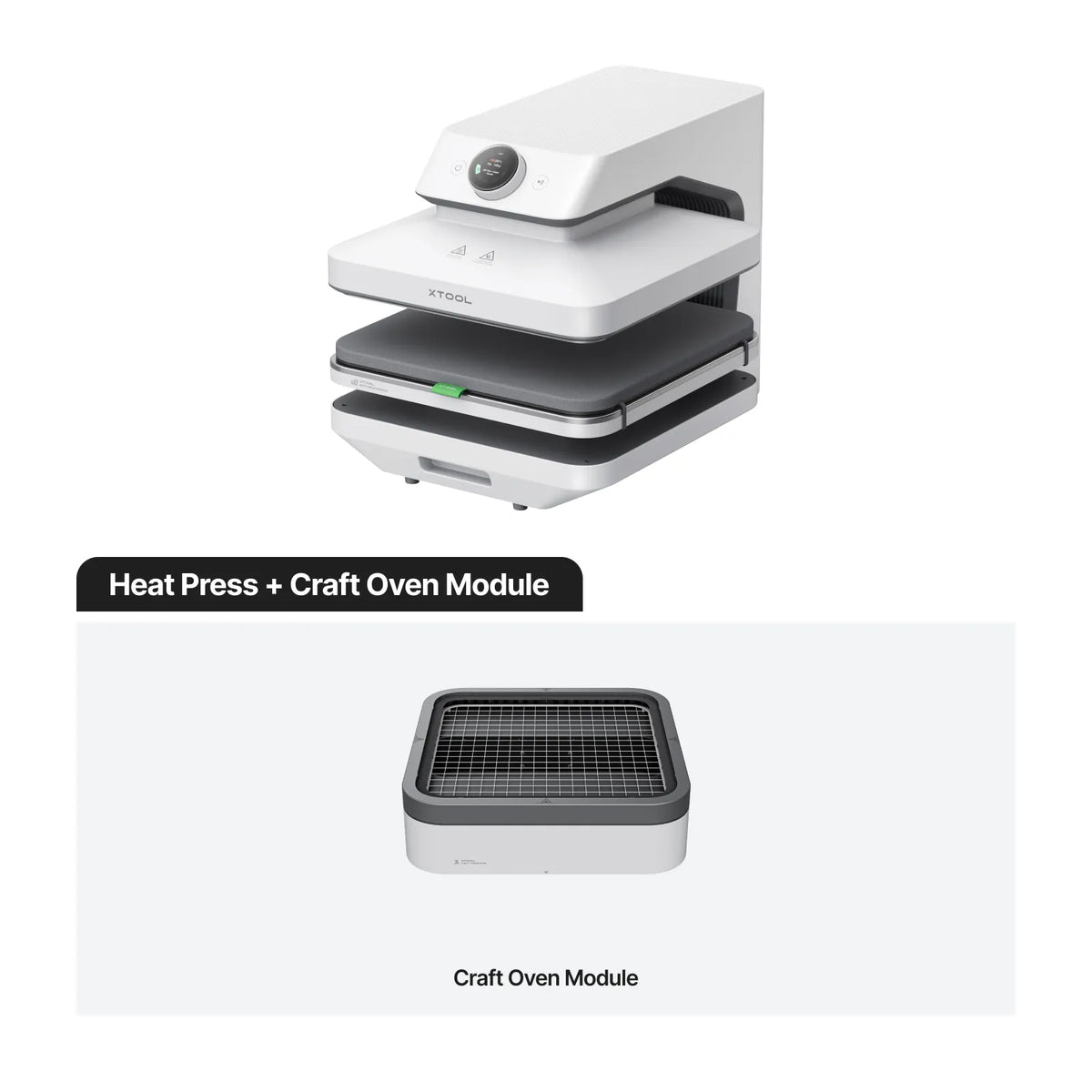 xTool WonderPress auto heat press Heat Press + Craft Oven Module package