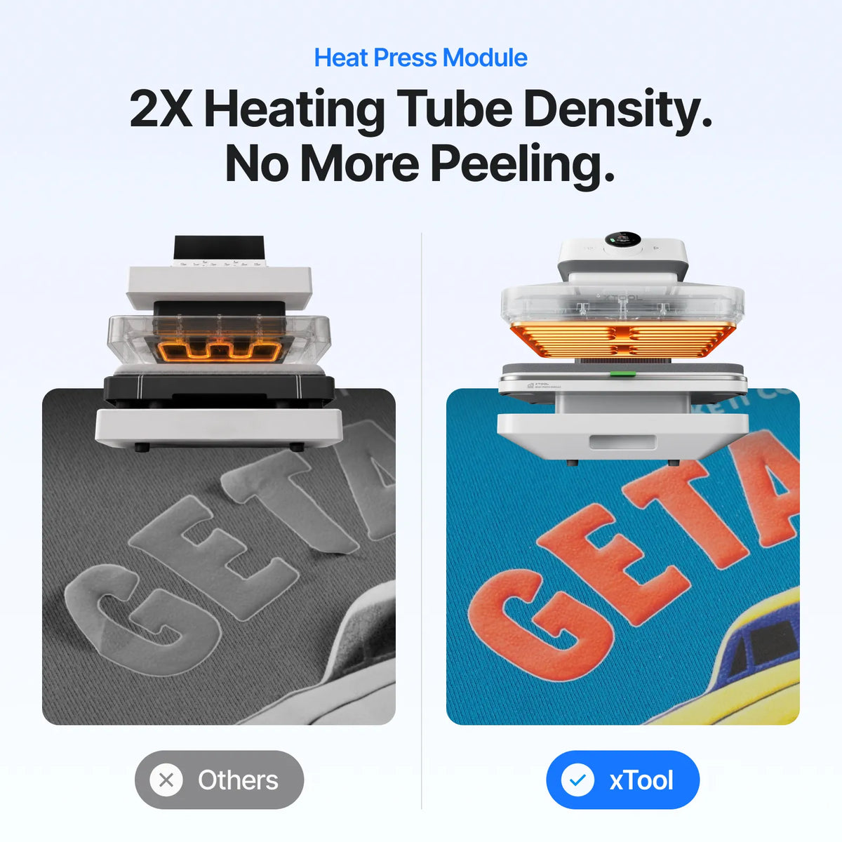 xTool WonderPress auto heat press heat press module