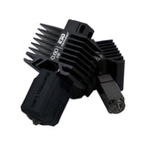 E3D High Flow ObXidian HotEnd for Bambu Lab, close up of the heat sink
