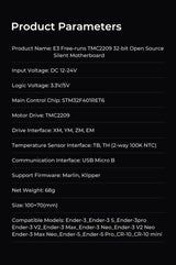 E3 Free-runs TMC2209 32-bit Open Source