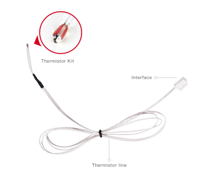 Creality - CR-10 Max Thermistor (1400mm)