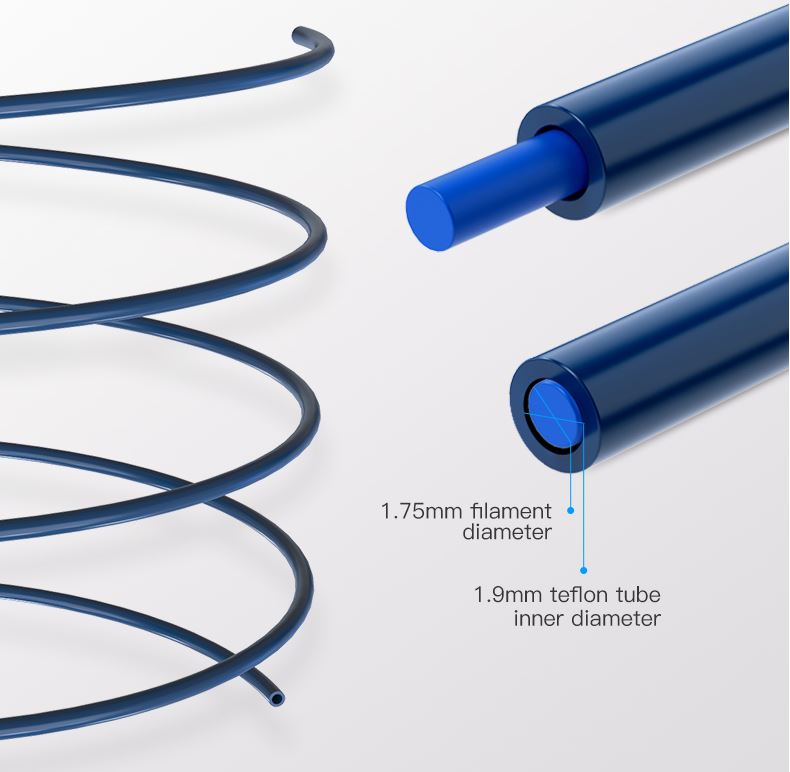 High Quality Capricorn PTFE XS Tubing, 1.75mm - 1 meter