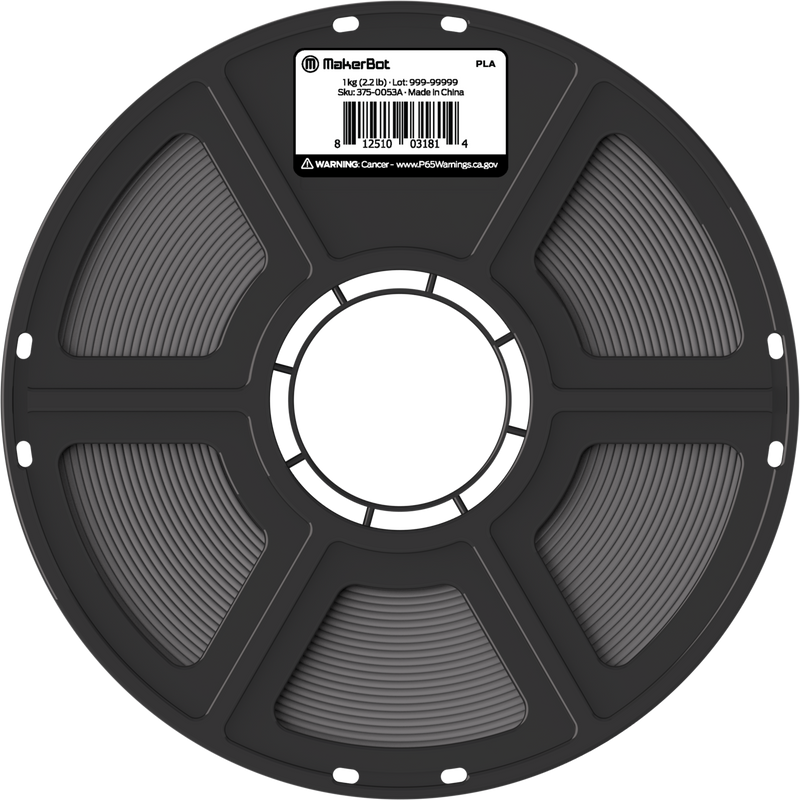 MakerBot PLA for SKETCH 1.75mm, 1 kg (2.2 lbs) - LEAD TIME MAY APPLY