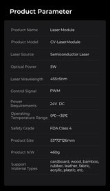 Ender-3 S1/S1 Pro CV-LaserModule 24V 5W