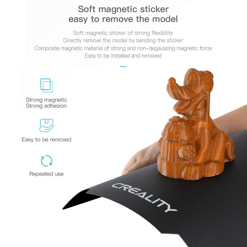 Creality 3D Flexible Removable Magnetic Print Surface for Ender 3/3 pro/5 - 235 x 235mm