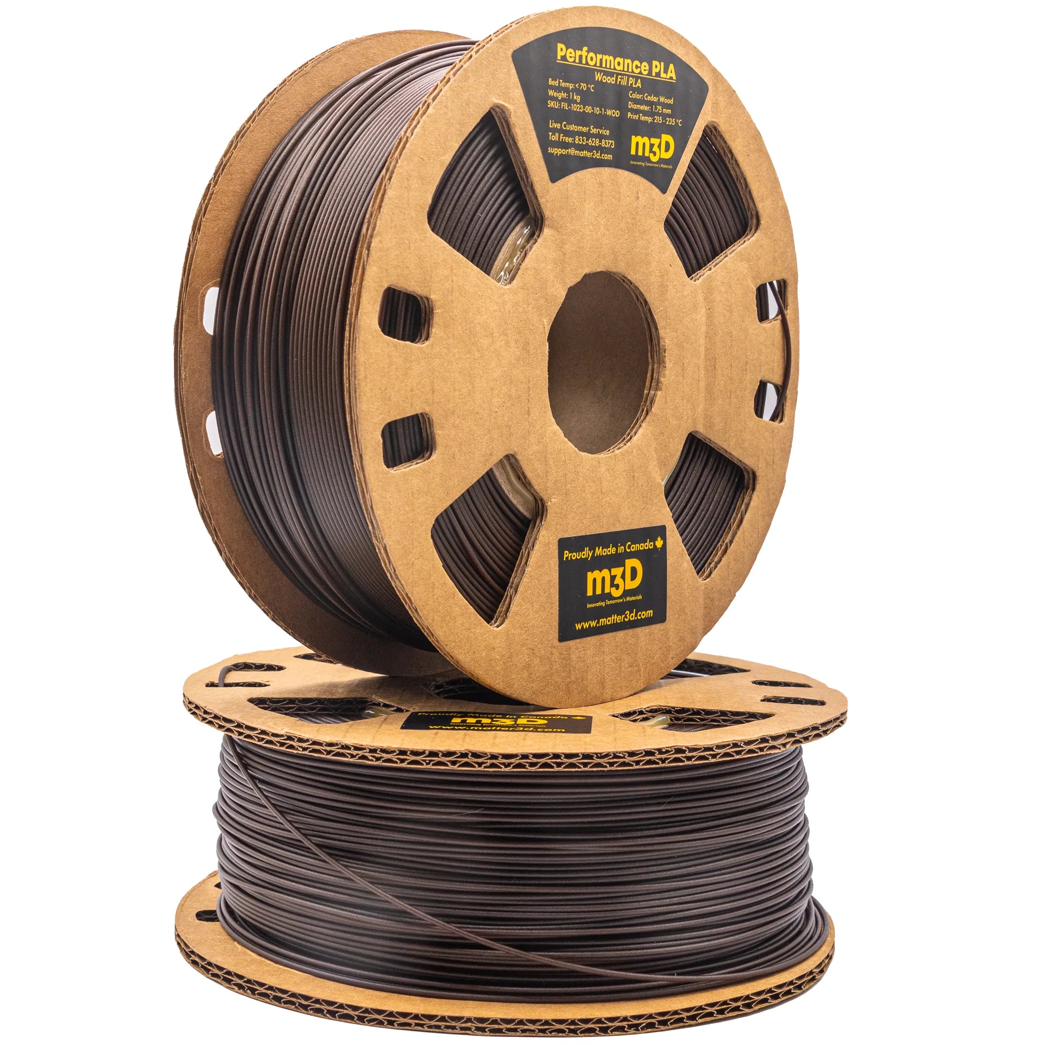 Performance Wood PLA by Matter3D Inc