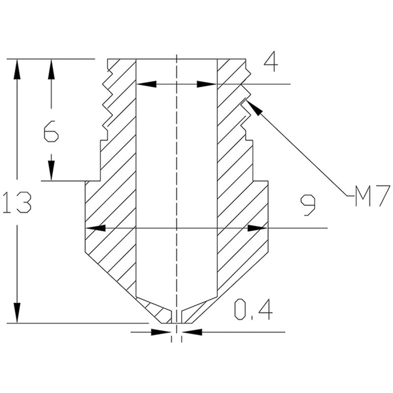 M7 Brass Nozzle