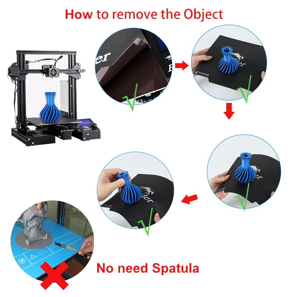 Creality 3D Flexible Removable Magnetic Print Surface for CR-10/CR-10S 310 x 310 mm