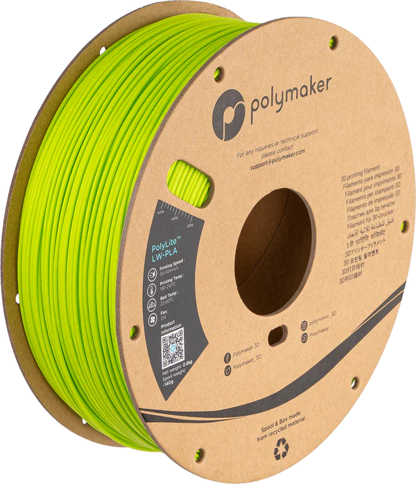 Polymaker-LW™ (Light Weight / low density) PLA 1.75mm 800 gram