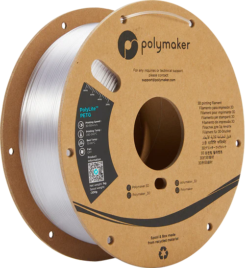 PolyLite™ PETG by Polymaker - Clear