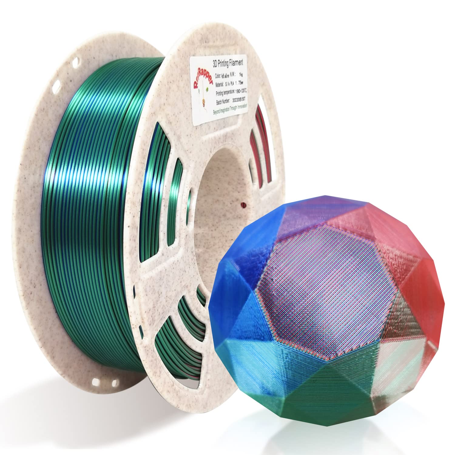 RepRapper Technologies Co-extruded PLA - Silk & Matte