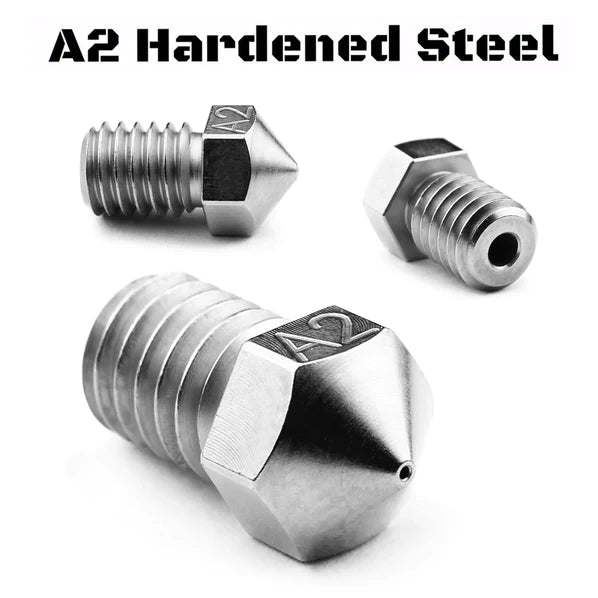 M6 Plated A2 Hardened Tool Steel Nozzle